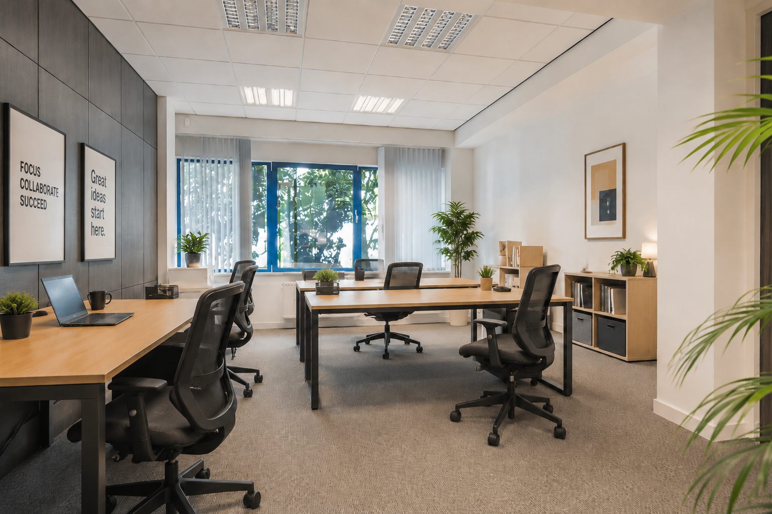 Coworking werkplek bij Easy Kantoor